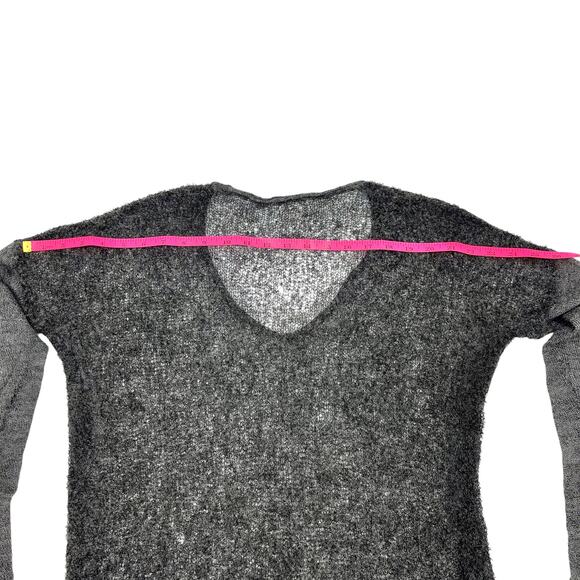 Helmut Lang Womens Alpaca Blend Bare Boucle Asymmetrical Tunic Sweater Sz M - Picture 13 of 14